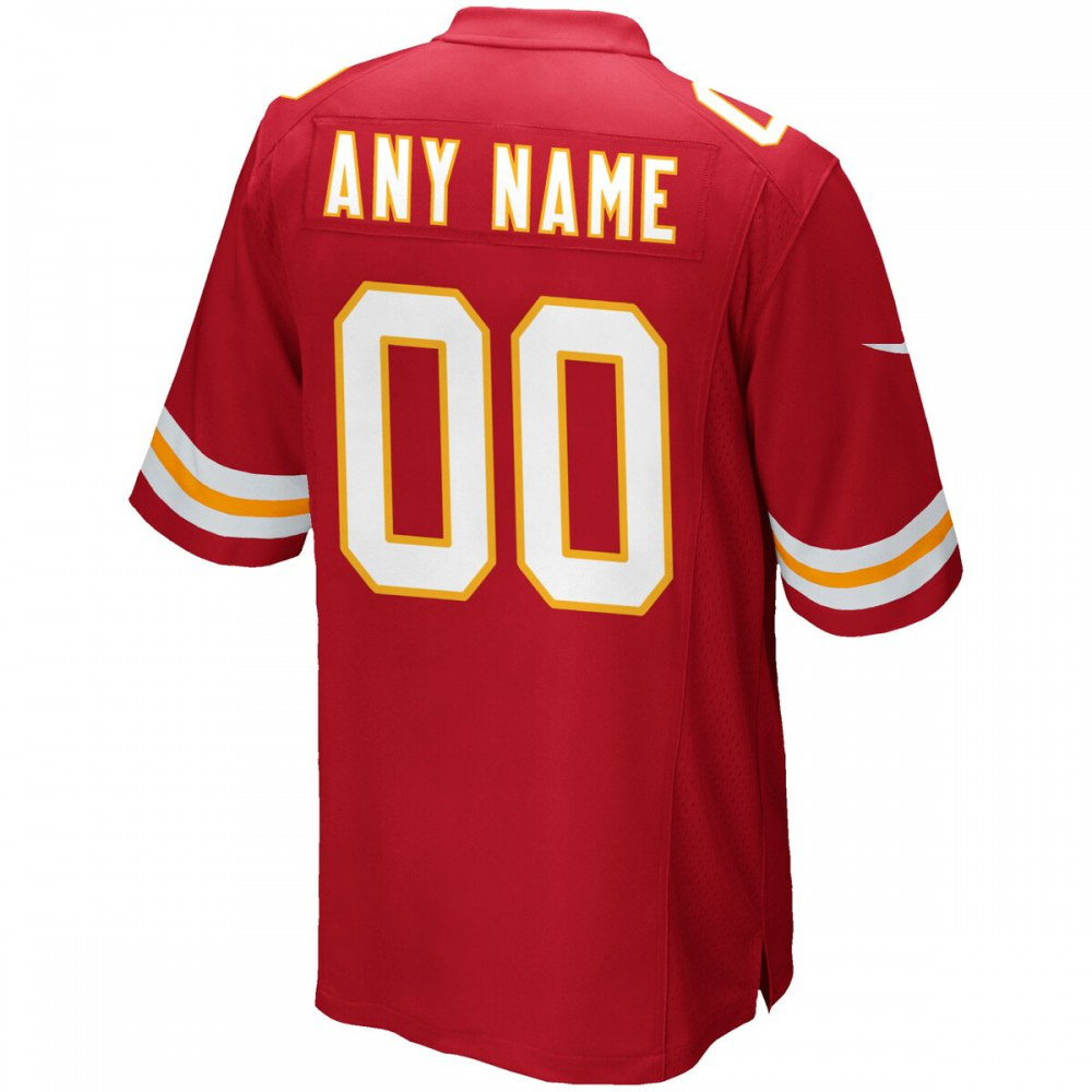 Kansas City Chiefs Nike Custom Game Jersey - Red-Profan Arena